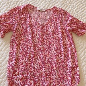 Loft short sleeve blouse